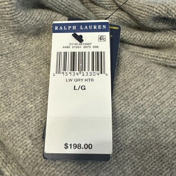 Polo Ralph Lauren Women Cashmere Casual Sweaters Gray L - Picture 4 of 9